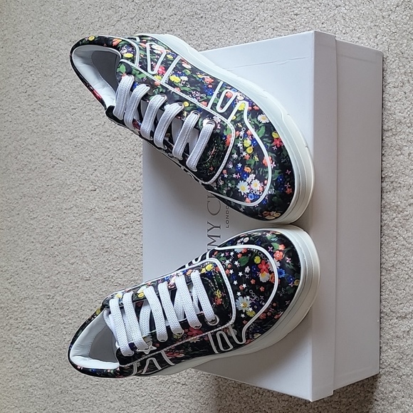 Jimmy Choo Shoes - Jimmy Choo Ditsy printed Nylon Sneakers